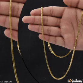 1 Gram Gold Plated Distinctive Design Best Quality Chain for Men - Style D290