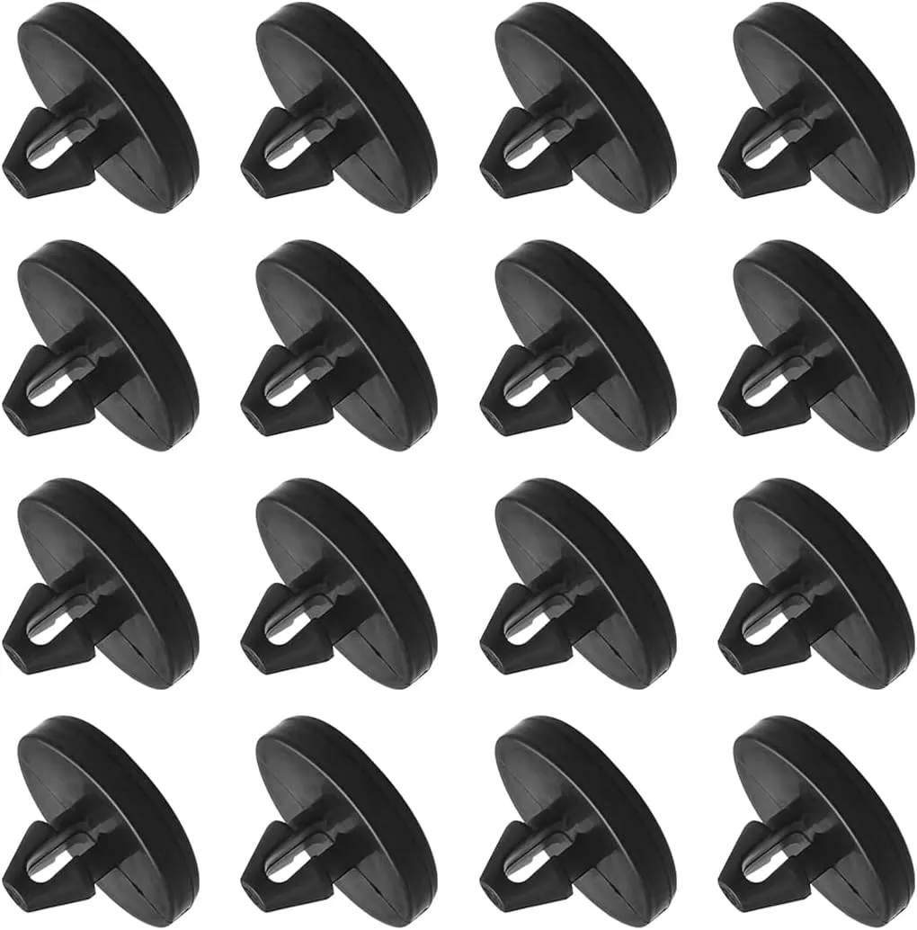 16PCS Car Brake Switch Stopper, OEM# 90541-06036 Vehicle Brake On Off Pedal Pad Stopper Replacement, Auto Interior Brake Clutch Stopping Accessories, Universal for Vehicles (Black)