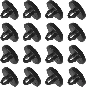 16PCS Car Brake Switch Stopper, OEM# 90541-06036 Vehicle Brake On Off Pedal Pad Stopper Replacement, Auto Interior Brake Clutch Stopping Accessories, Universal for Vehicles (Black)