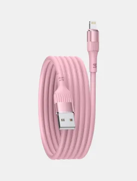 1.8m USB to USB-C Cable in Pink
