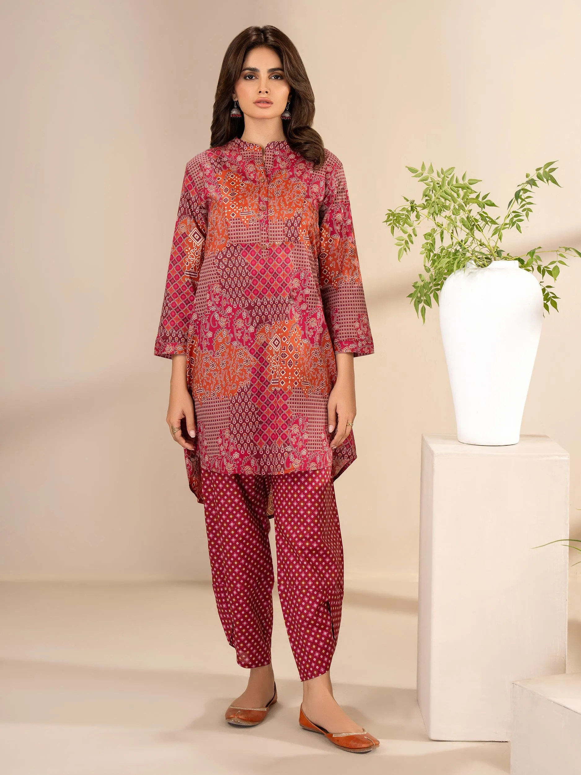 2 Piece Lawn Suit-Printed (Unstitched)