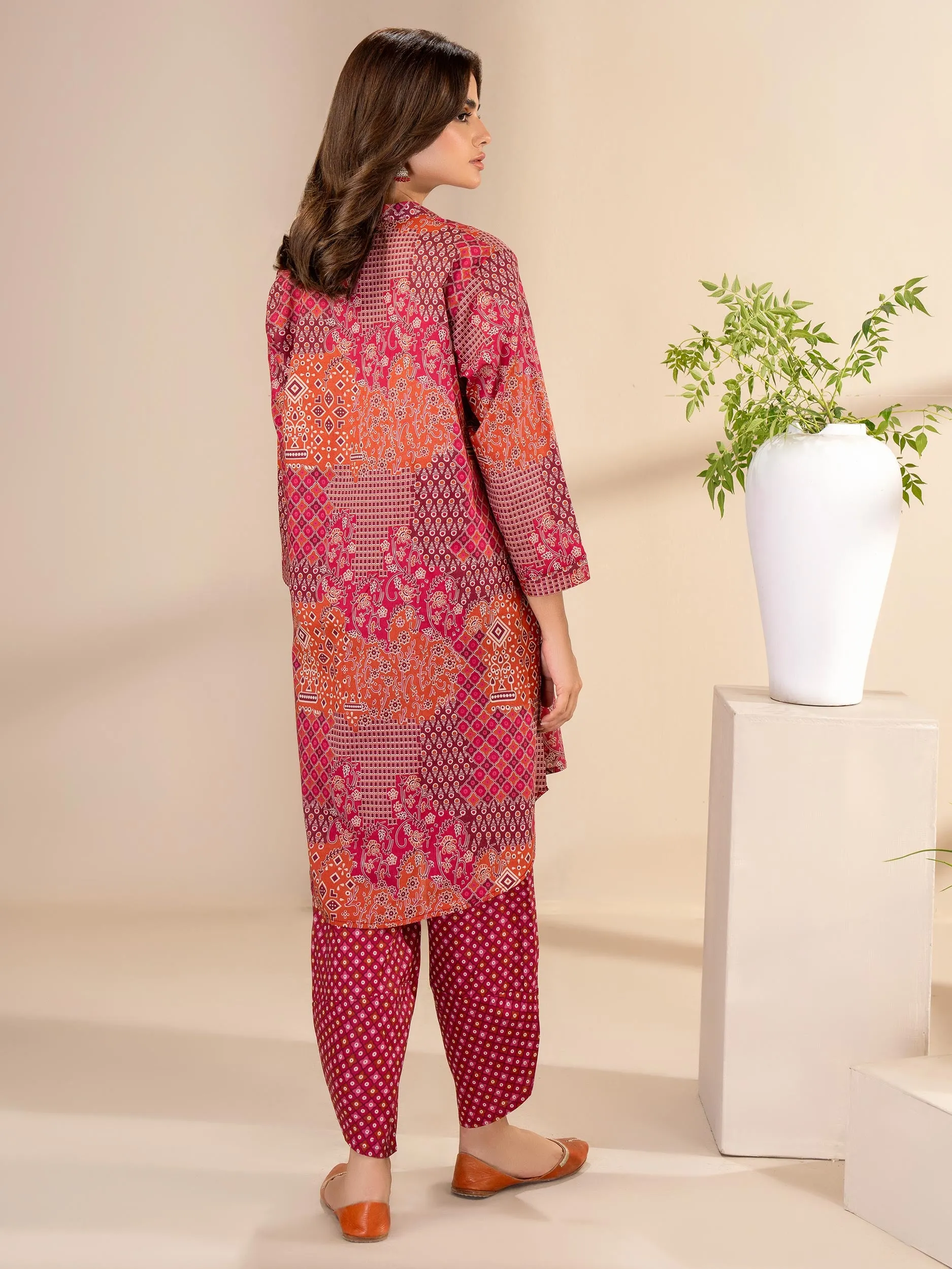 2 Piece Lawn Suit-Printed (Unstitched)