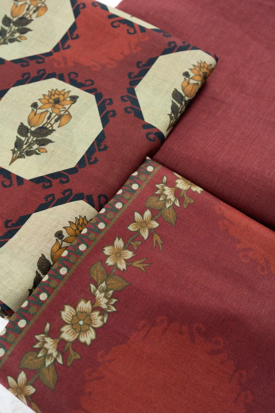 3 Pc Printed Lawn Suit With Lawn Dupatta