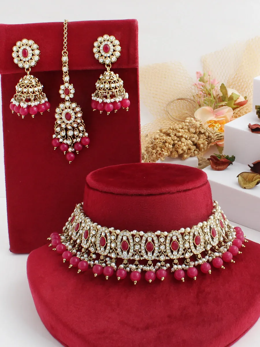 Aasma Choker Necklace Set