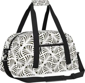 Abstract Geometric 18 inch Small Gym Bag for Women and Men, Lightweight Carry On Weekender Bag Mini Duffel Bag for Travel Sports Workout, Modern