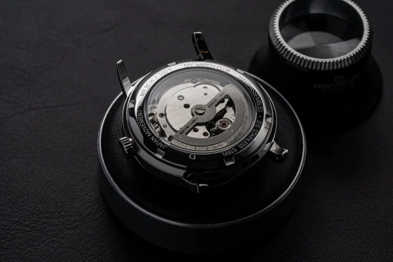 Advanced Watchmaking Gift Set for Vintage Watch Lovers | Learn watch assembly and steel bluing with flame | 38.5mm Mosel