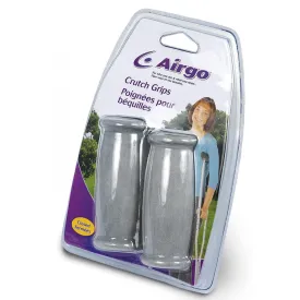 Airgo Replacement Crutch Hand Grips, 1 Pair, Closed, Gray