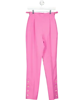 Aje Fuchsia Pink Allegro Tailored Pant UK 8