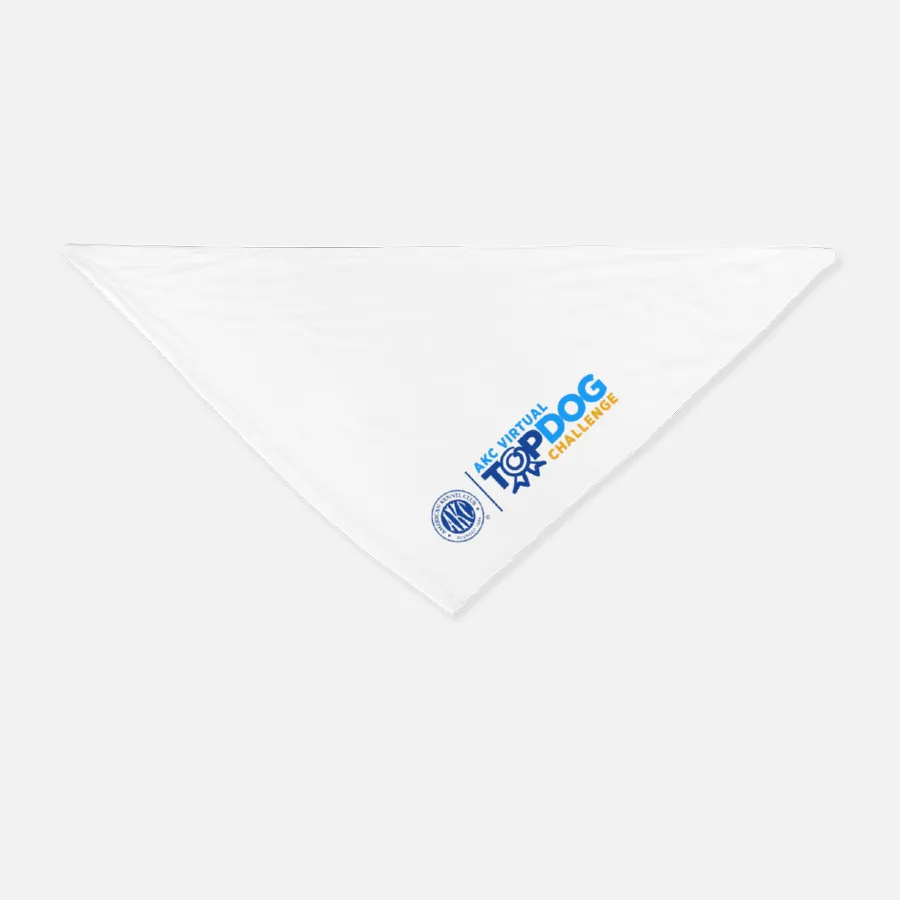 AKC Virtual Top Dog Challenge Dog Bandana
