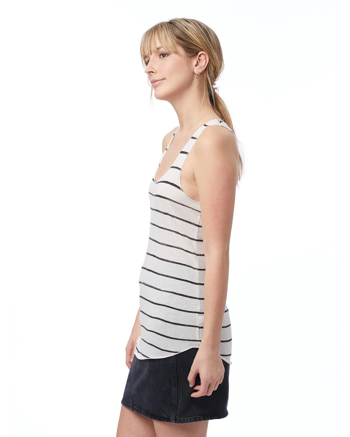 Alternative AA1927P Ladies' Meegs Printed Racerback Eco-Jersey Tank