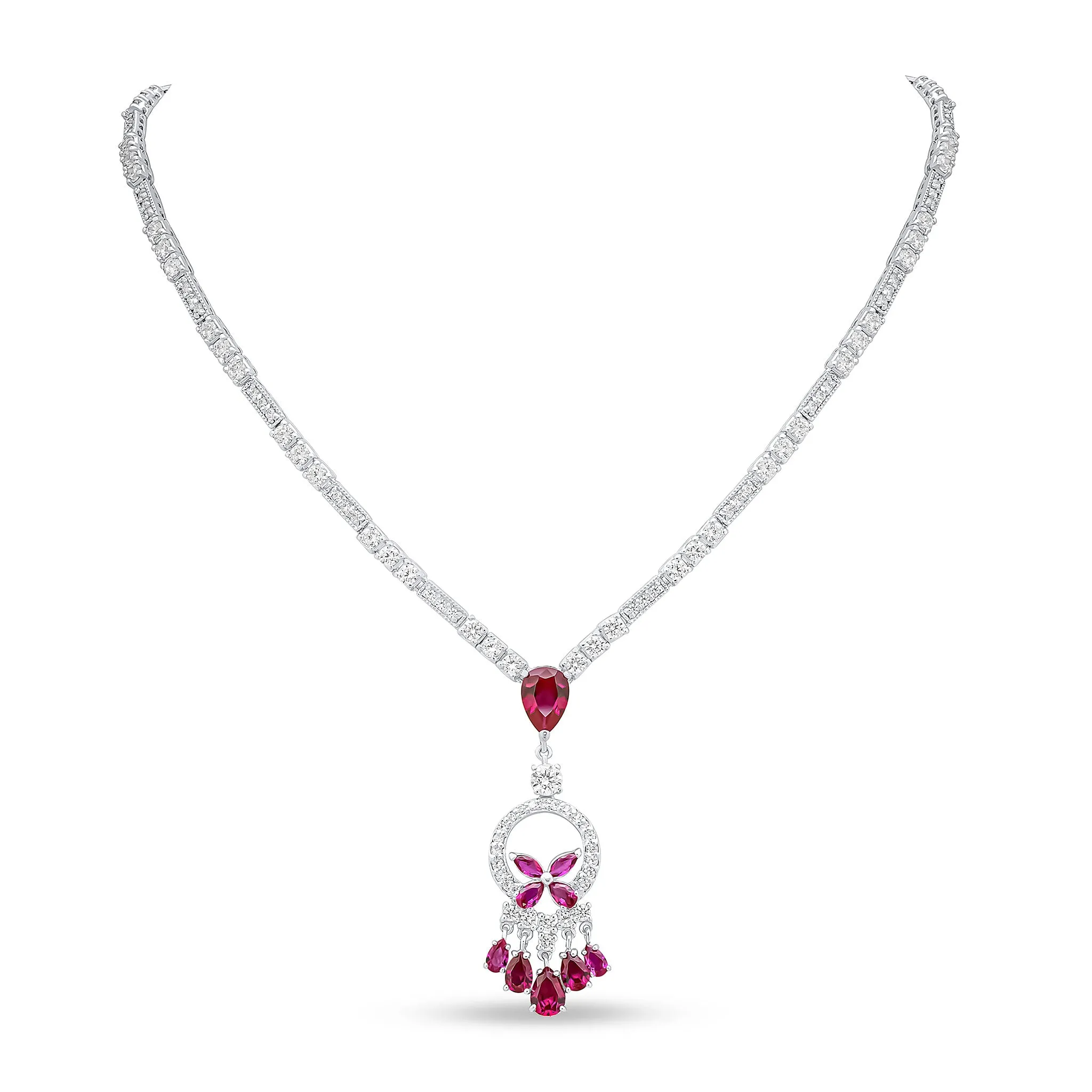 Astra Necklace (Ruby)