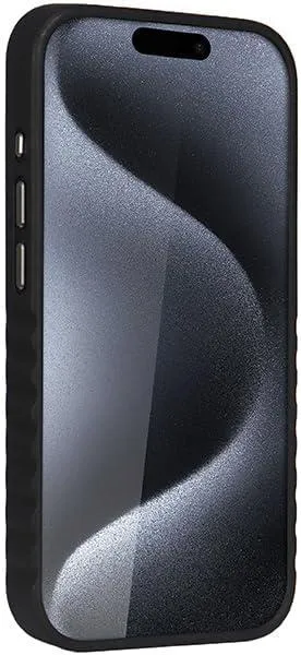 Audi Synthetic Leather Hard Case with MagSafe for iPhone 15 Pro 6.1" Brown - AU-TPUPCMIP15P-GT/D3-BN