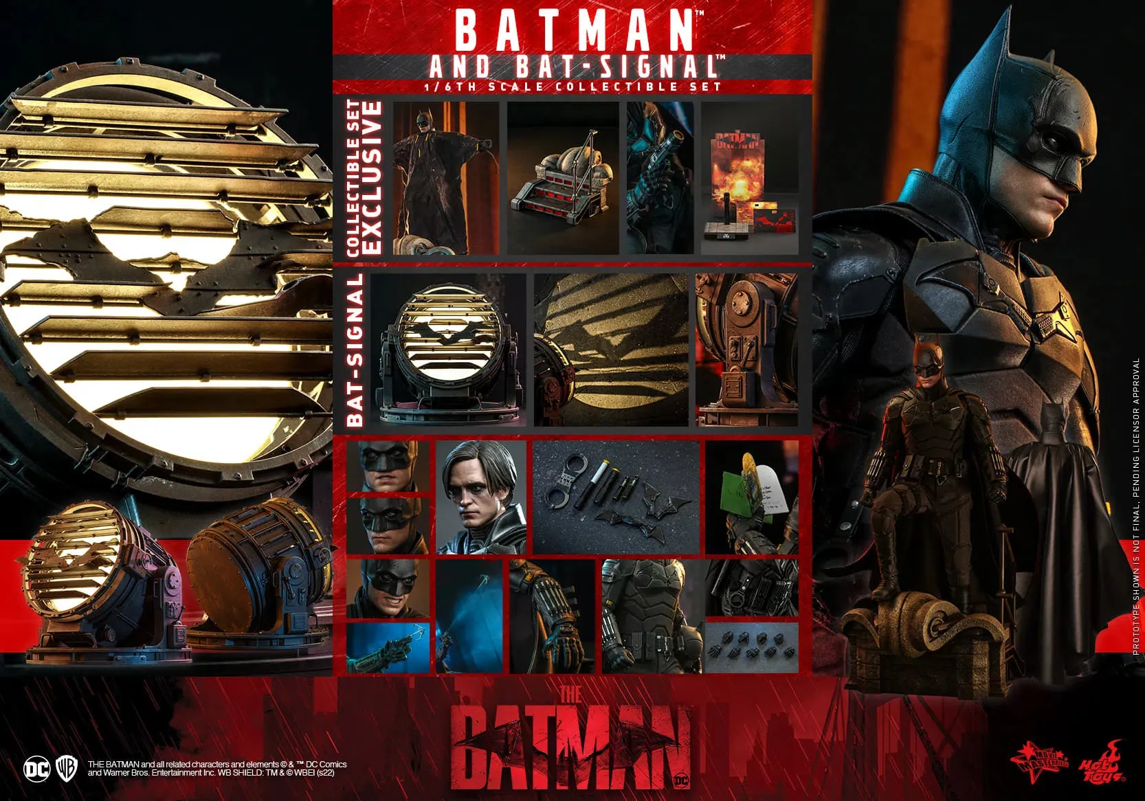 Batman & Bat-Signal Deluxe: The Batman: DC Comics: MMS641