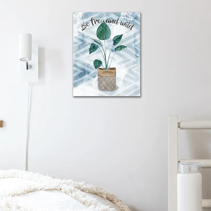 Be Free and Wild Canvas Wall Art