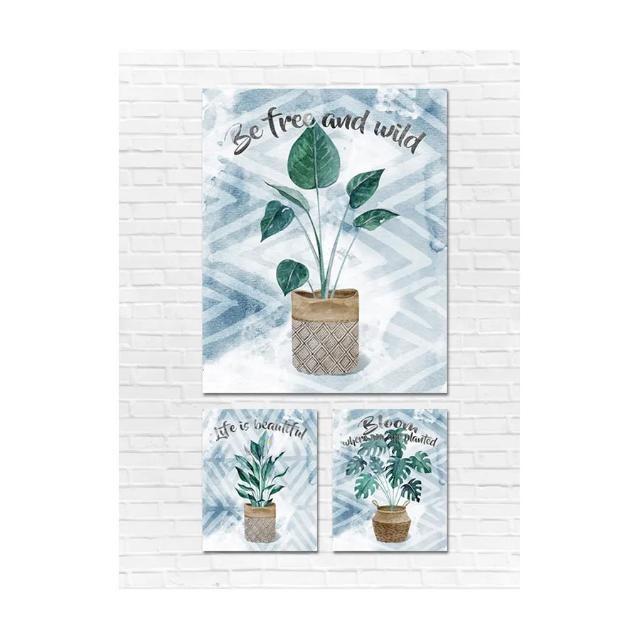 Be Free and Wild Canvas Wall Art