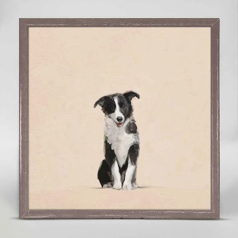Best Friend - Border Collie Pride Mini Framed Canvas