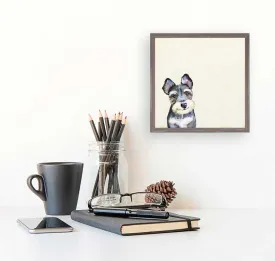 Best Friend - Schnauzer Mini Framed Canvas
