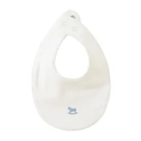 bib rocking horse terry - blue