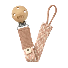 Bibs Dummy Clip - Blush/Ivory