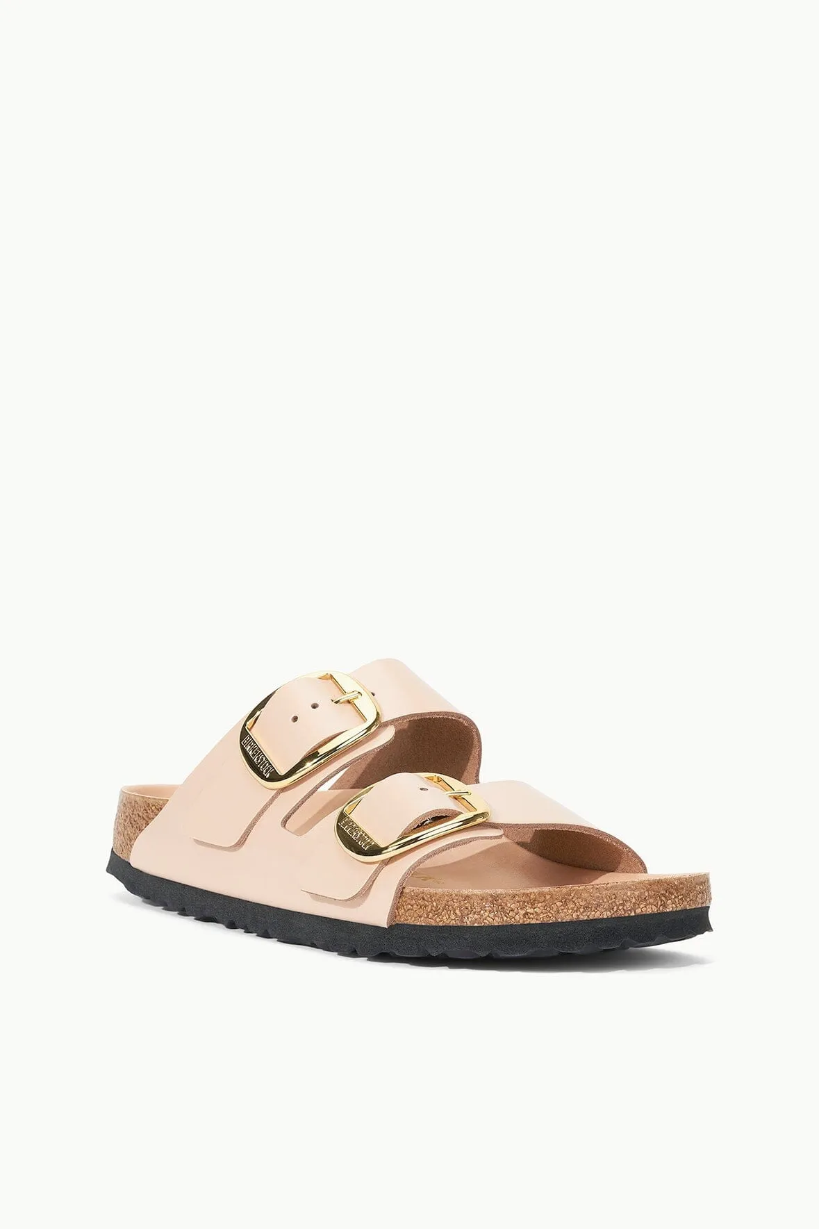BIRKENSTOCK ARIZONA BIG BUCKLE SANDAL | HIGH SHINE NEW BEIGE