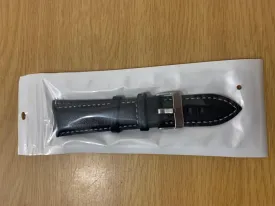 Black Leather  Strap 2,5CM standard at pin