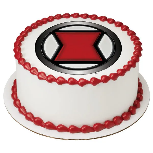 Black Widow Edible Image