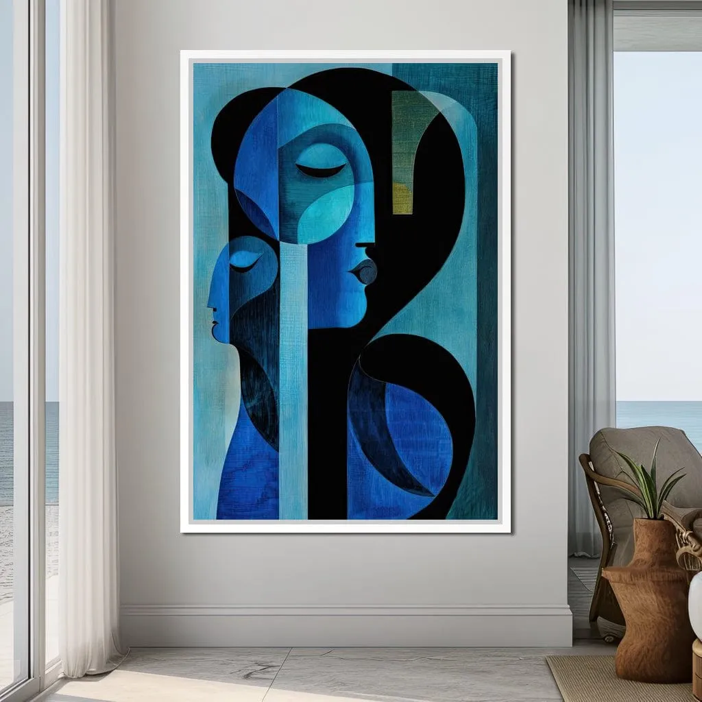 Blue Duo by TooplesArt: Optimized Fine Art Print