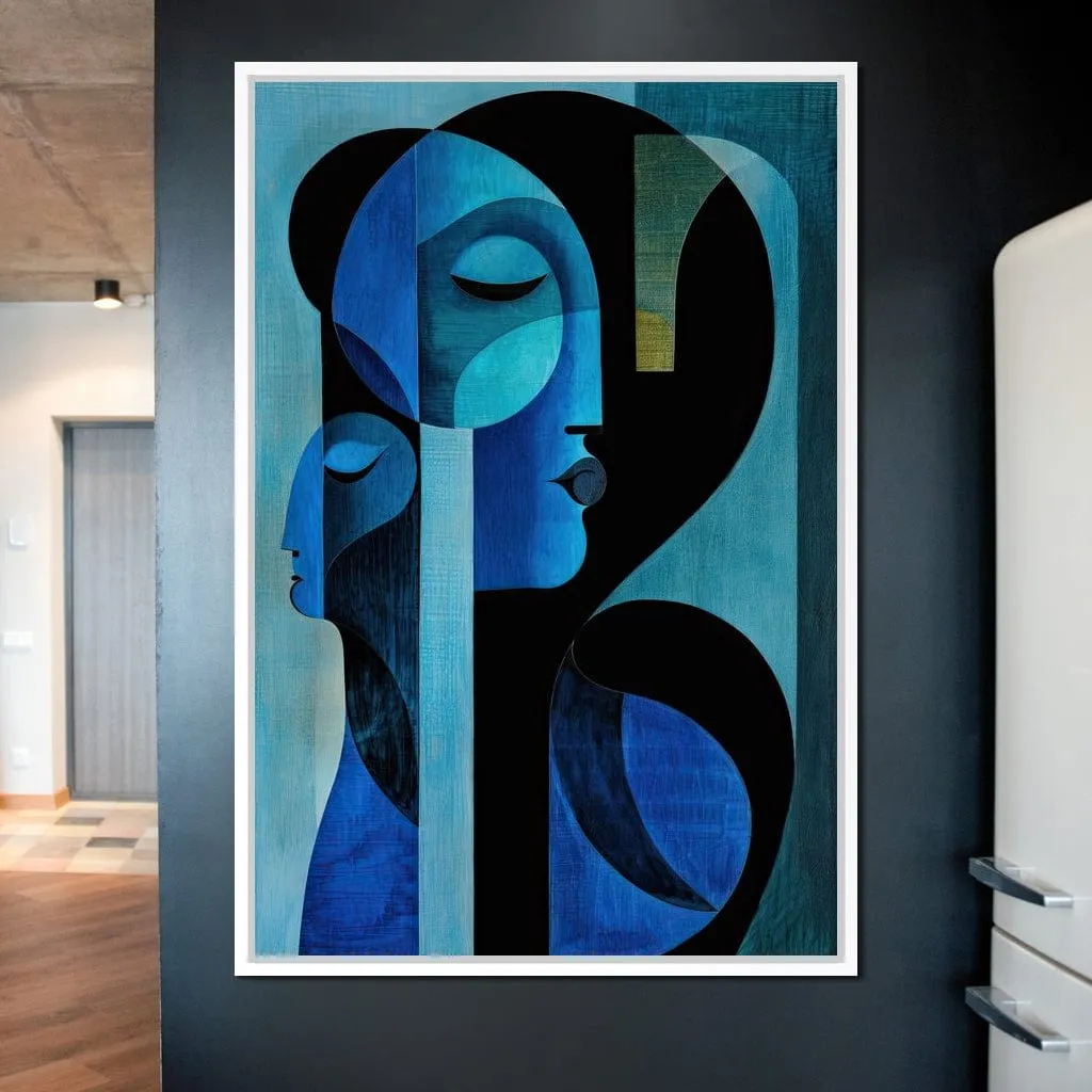 Blue Duo by TooplesArt: Optimized Fine Art Print