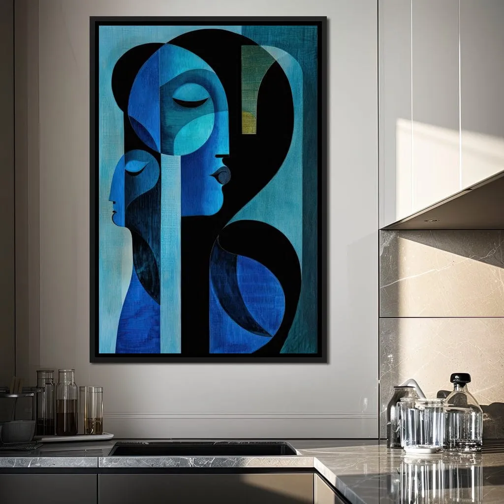 Blue Duo by TooplesArt: Optimized Fine Art Print
