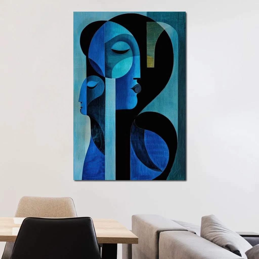 Blue Duo by TooplesArt: Optimized Fine Art Print