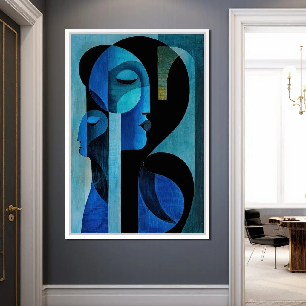 Blue Duo by TooplesArt: Optimized Fine Art Print