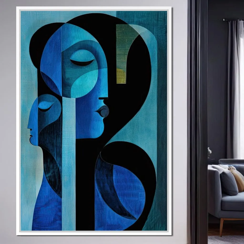 Blue Duo by TooplesArt: Optimized Fine Art Print