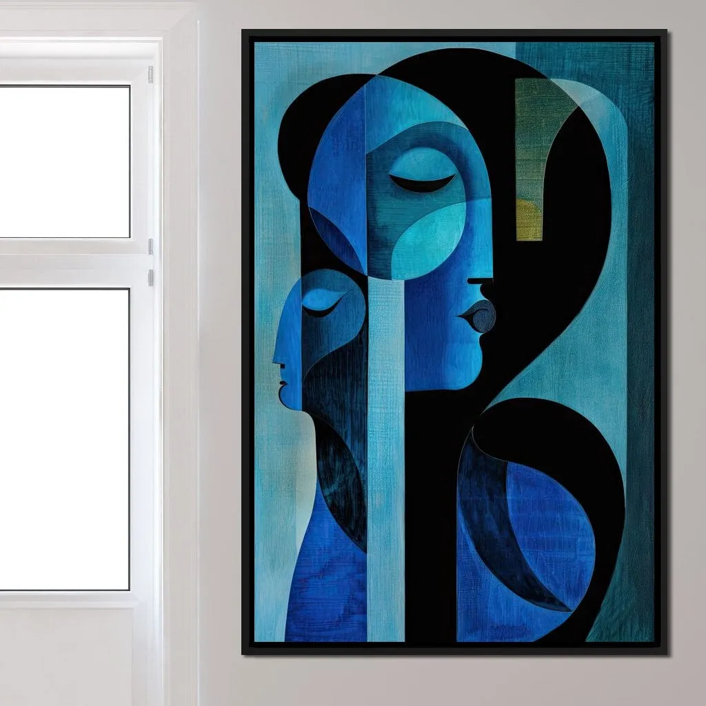 Blue Duo by TooplesArt: Optimized Fine Art Print