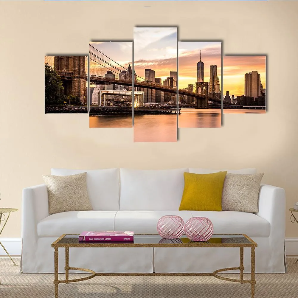 Brooklyn Bridge Park Canvas Wall Art