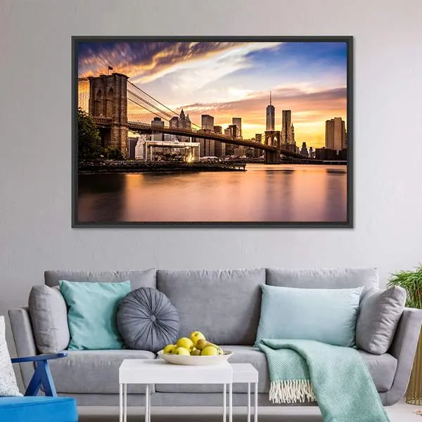 Brooklyn Bridge Park Canvas Wall Art