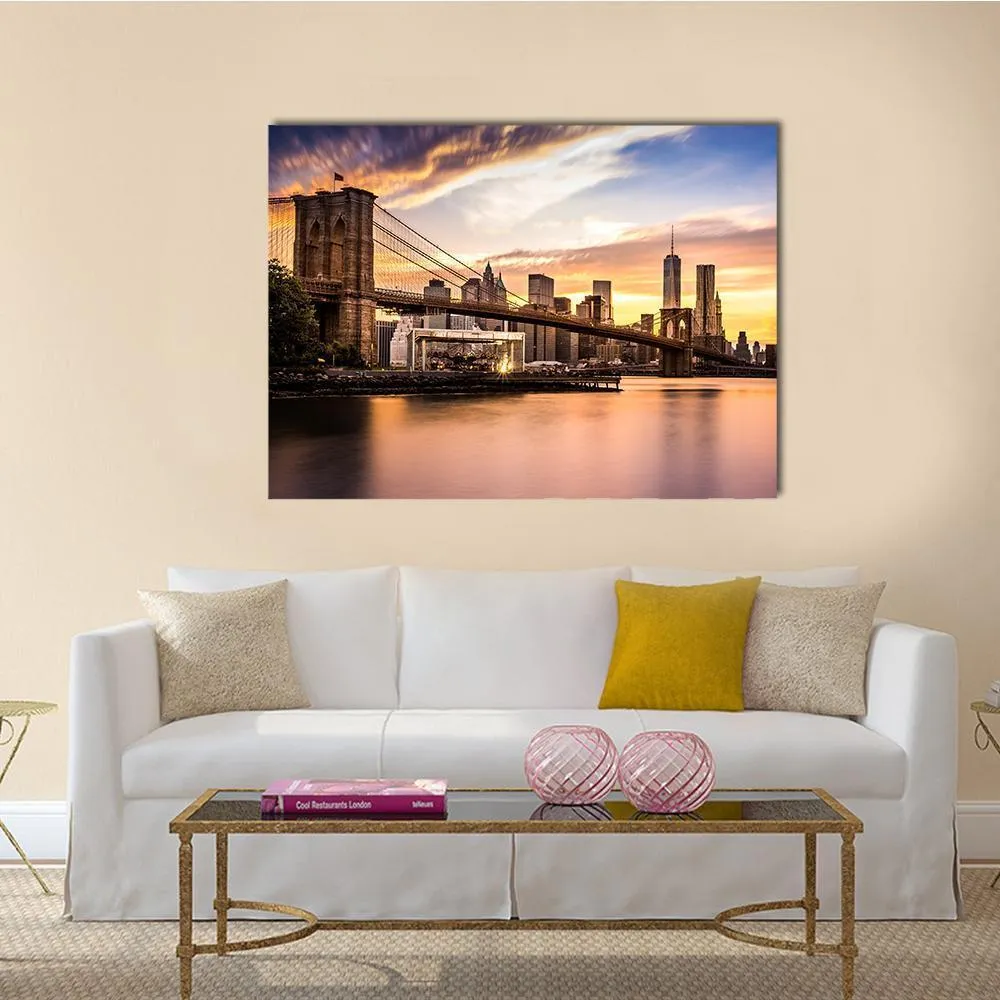 Brooklyn Bridge Park Canvas Wall Art