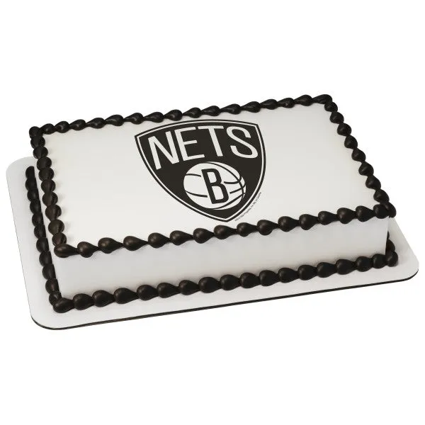 Brooklyn Nets Edible Image Cake Topper