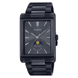 Casio Sun & Moon Black Analog Quartz Men's Watch| MTP-M105B-1AVDF