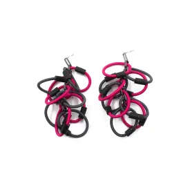 CB381 - Cluster Earring in Pink/Grey