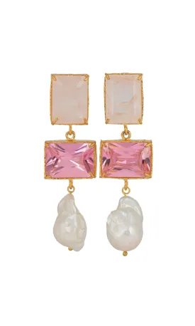 Christie Nicolaides Bettina Earrings - Pink