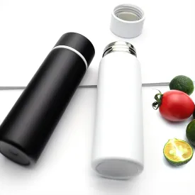 Cute Small Water Bottle, 4.4 Fl. Oz, Pack of 2, Mini Slim Flask for Kids, Portable Skinny Purse Water Bottle, Vacuum Insulated Reusable Leak Proof Stainless Steel Hydroflask Thermos