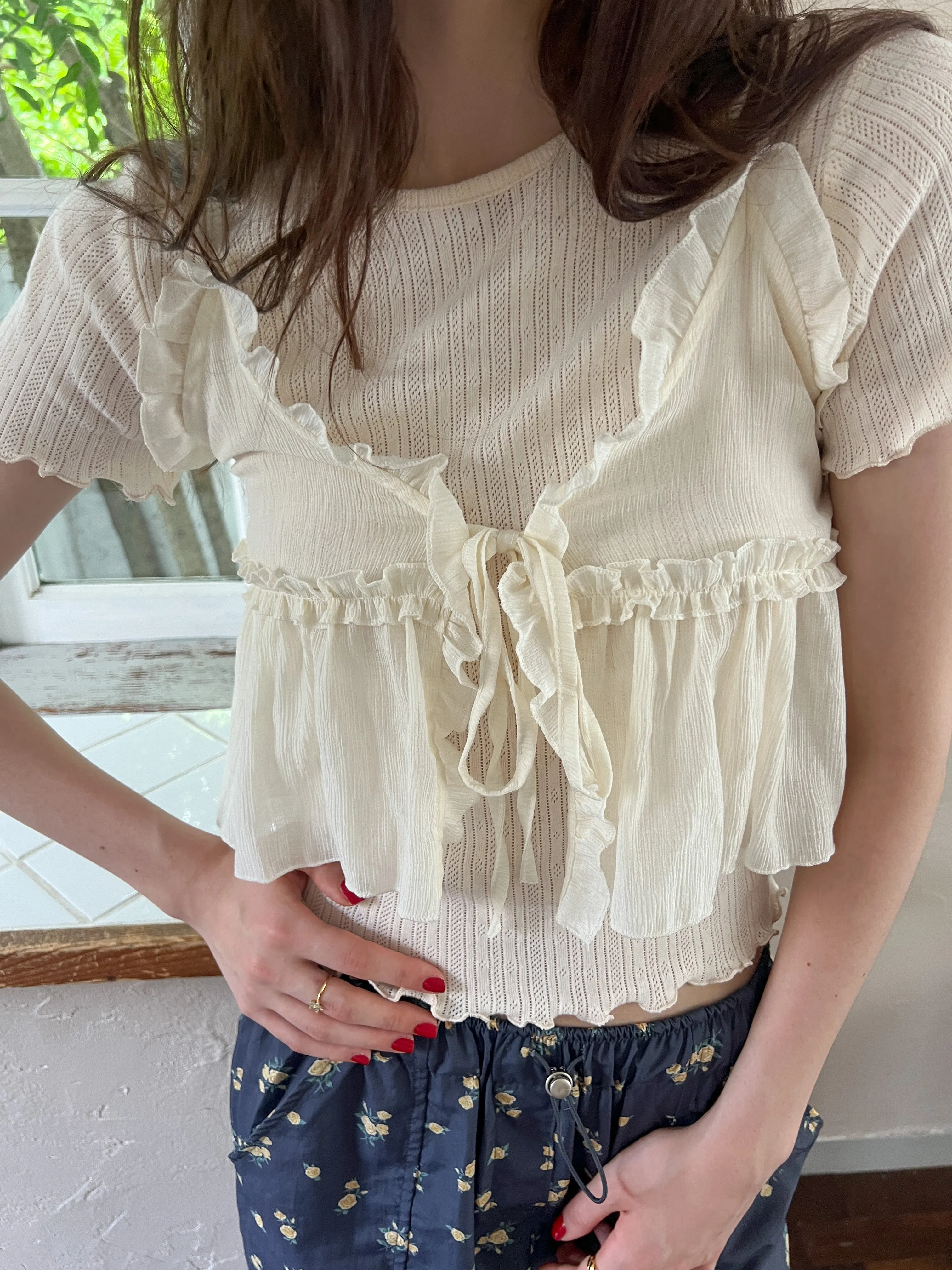Day By Day Rib T-shirt