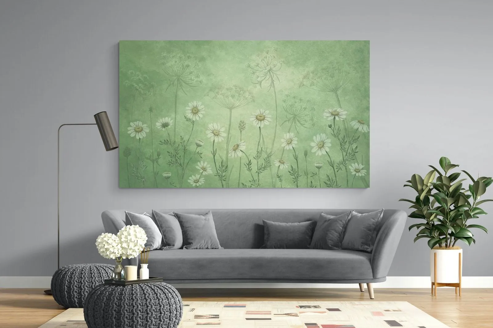 Dazzling Daisies (Green)