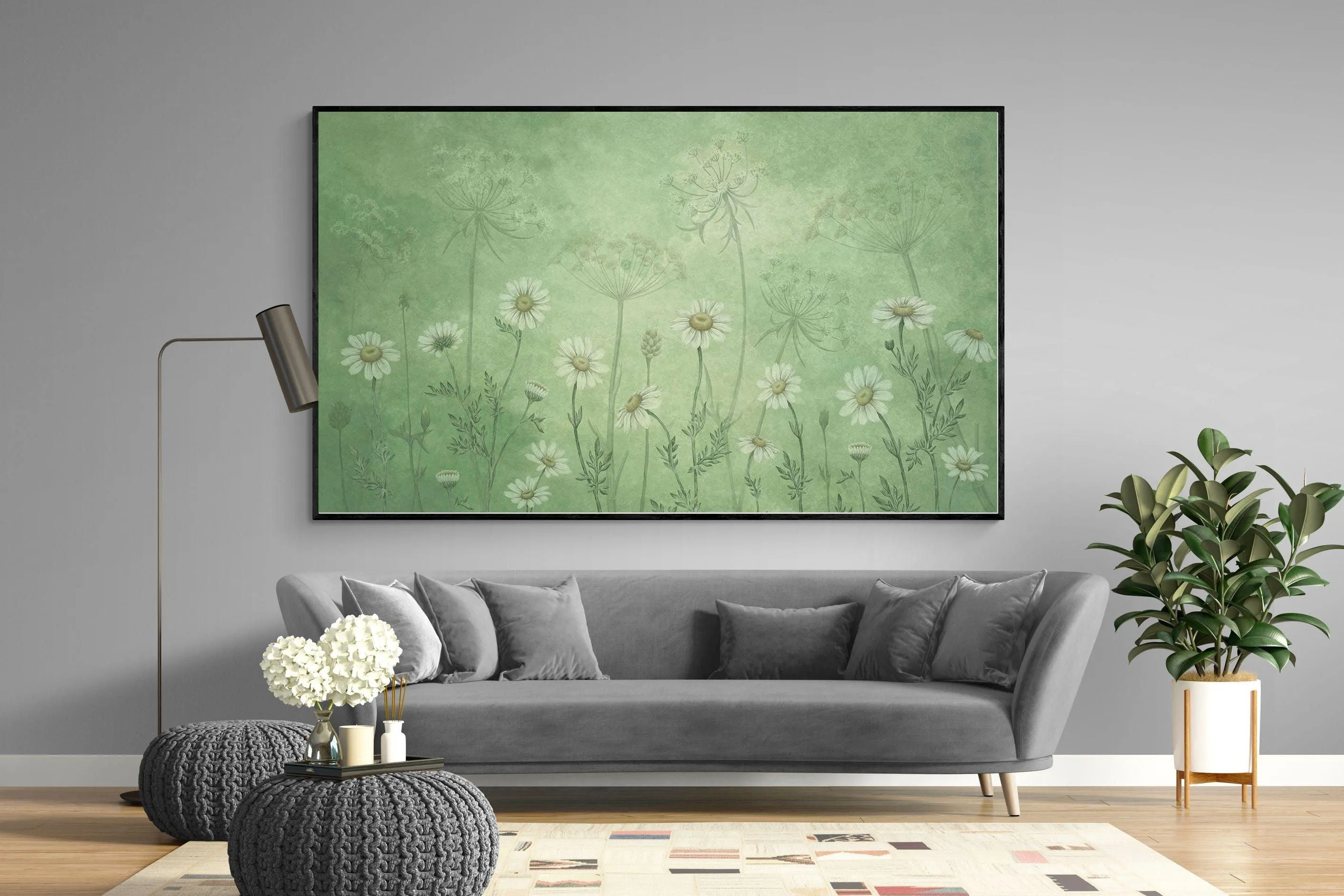 Dazzling Daisies (Green)