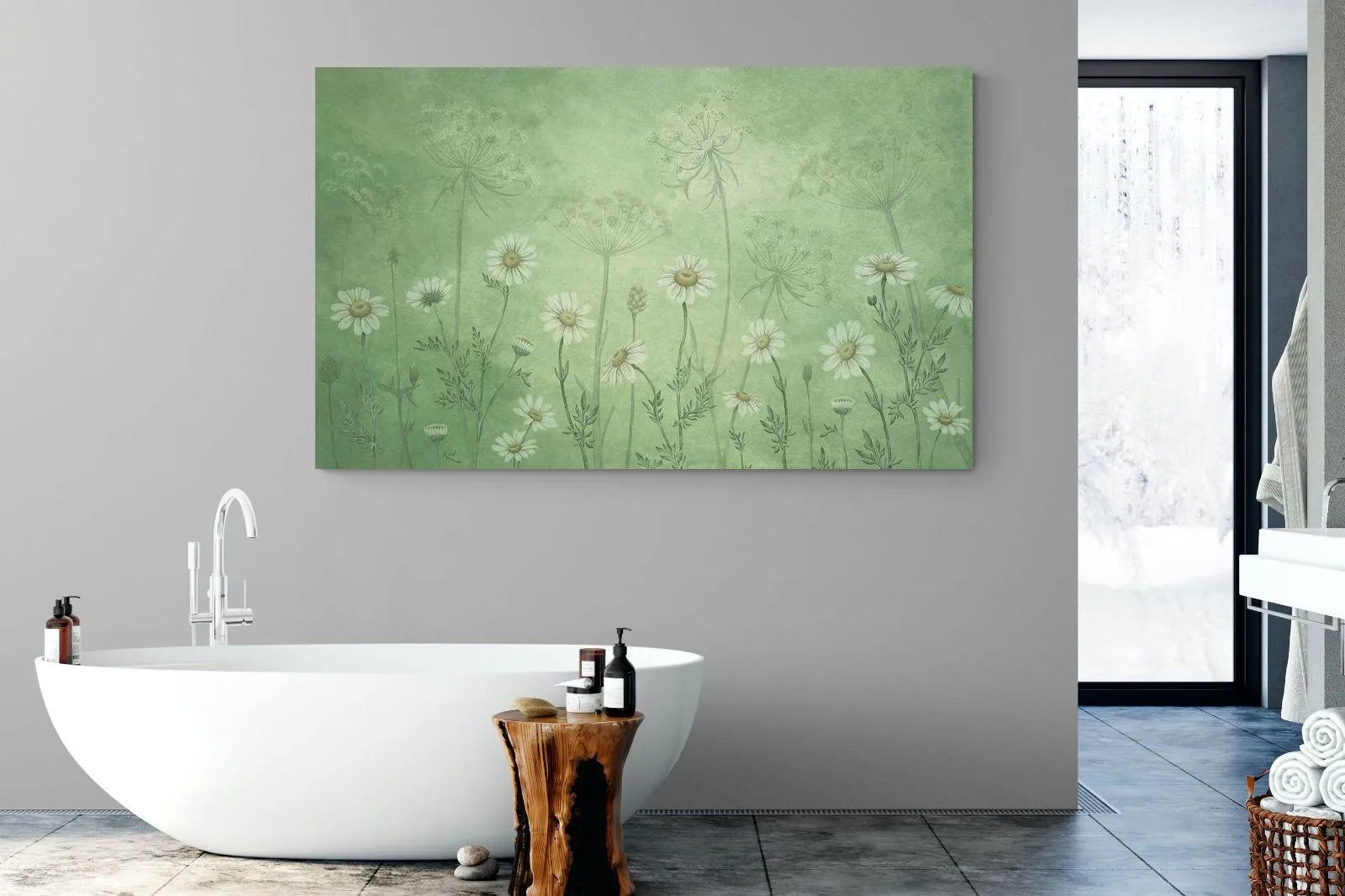 Dazzling Daisies (Green)
