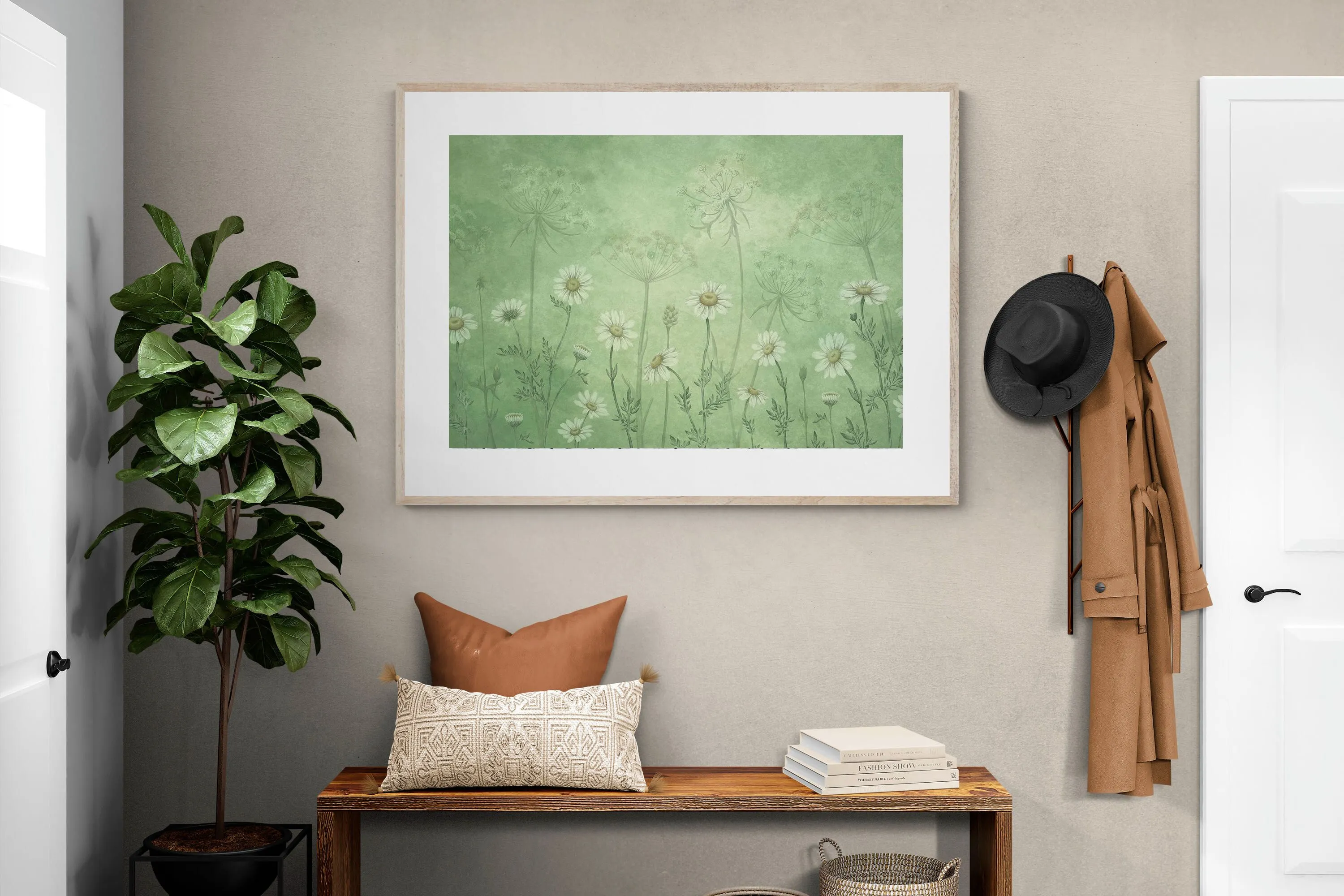 Dazzling Daisies (Green)