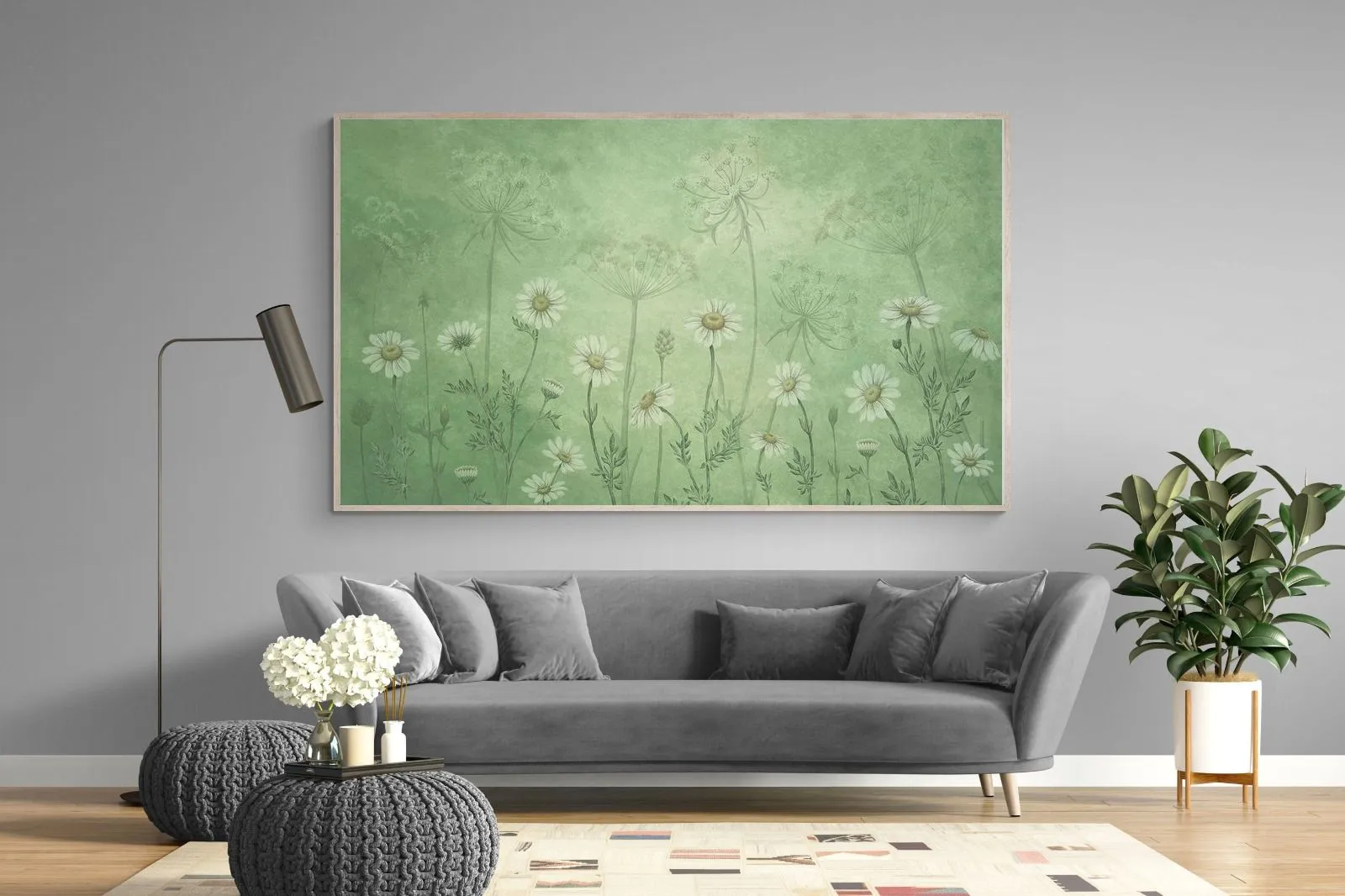Dazzling Daisies (Green)