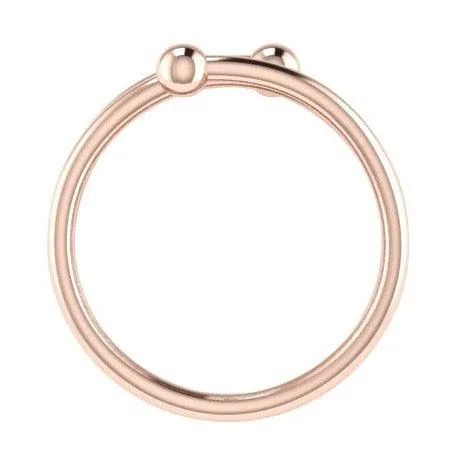 Diamond Spiral Ring 14K Gold