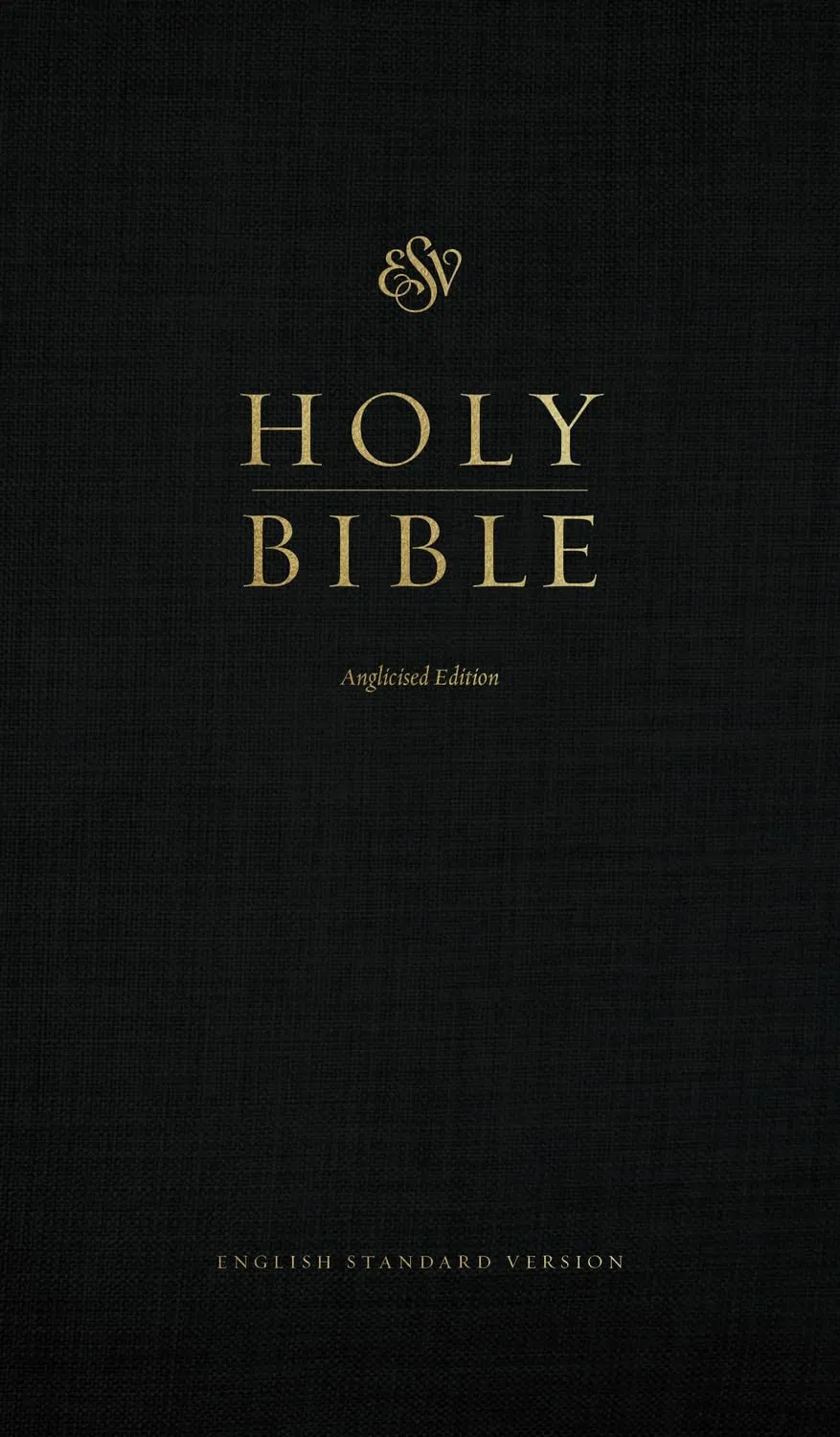 ESV Church Bible, Anglicised Edition (Hardcover, Black): Holy Bible, English Standard Version Hardcover  July 17, 2025