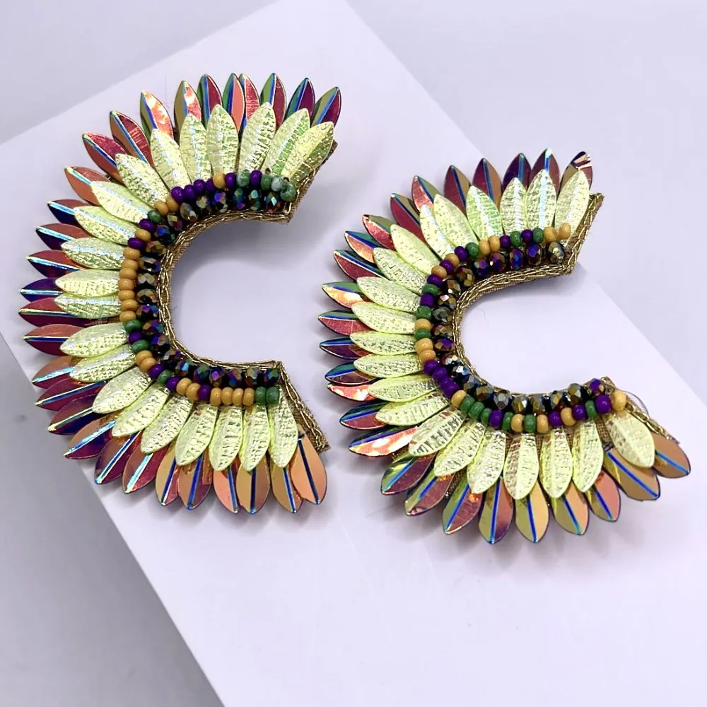 Feather Croche Earrings